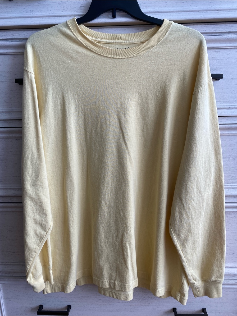 Carhartt Light Yellow Long Sleeve Tee